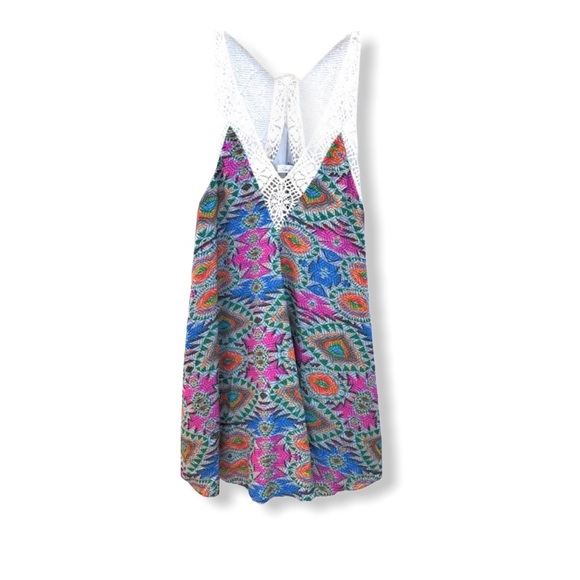 Lovers + Friends Tops - Lovers + Friends Mini Dress/Top With Crochet Trim